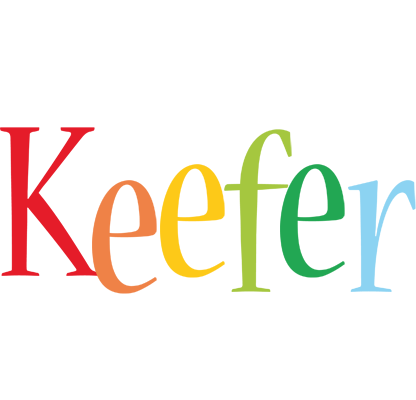 Keefer birthday logo