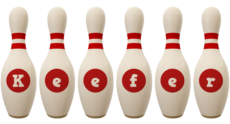 Keefer bowling-pin logo