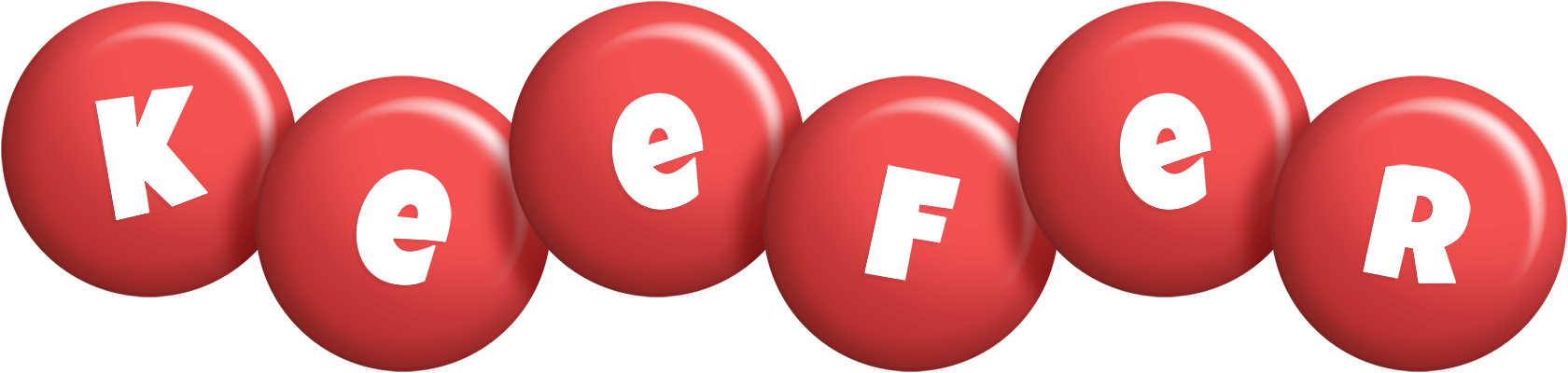 Keefer candy-red logo