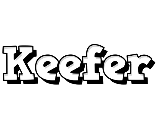 Keefer snowing logo