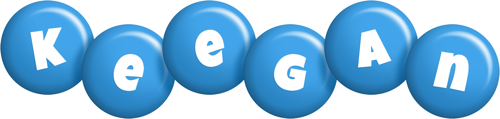 Keegan candy-blue logo