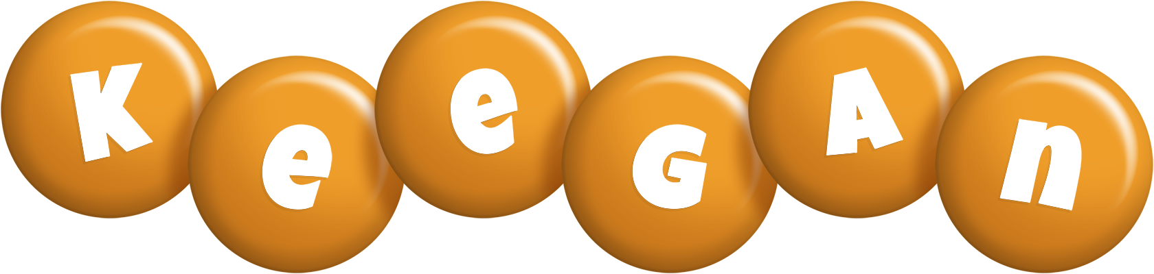 Keegan candy-orange logo
