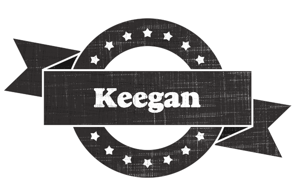 Keegan grunge logo