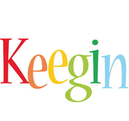 Keegin birthday logo