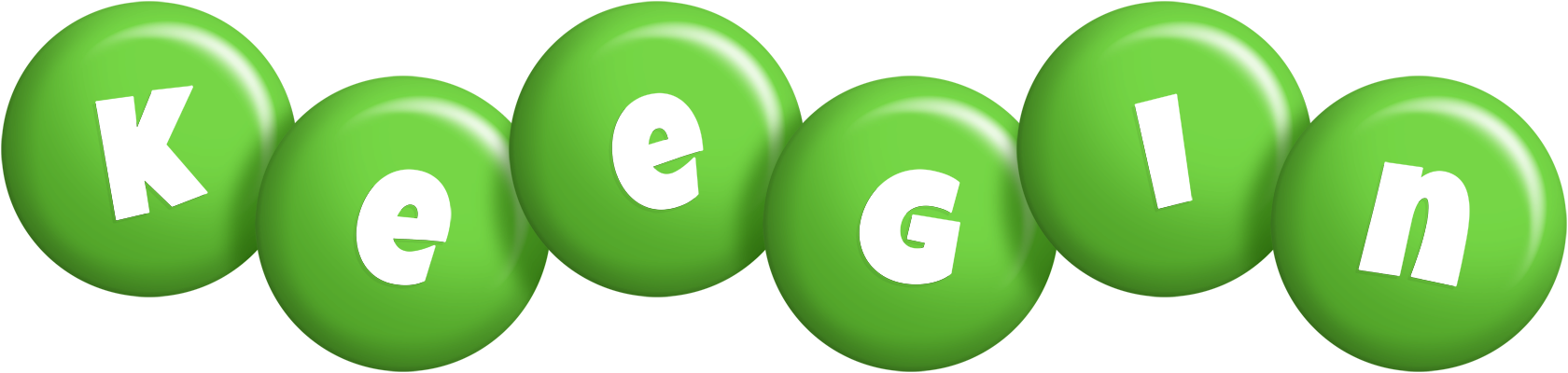 Keegin candy-green logo