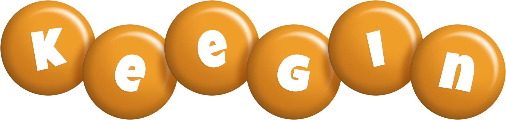 Keegin candy-orange logo