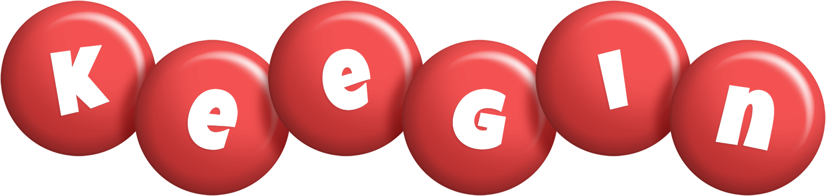 Keegin candy-red logo
