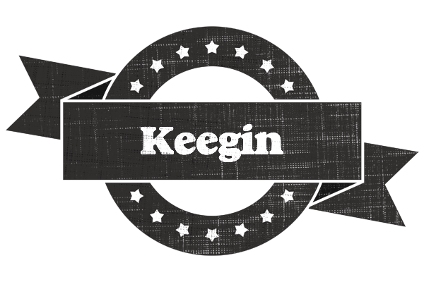 Keegin grunge logo