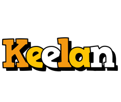 Keelan cartoon logo