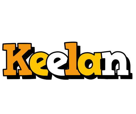 Keelan cartoon logo