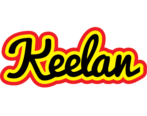 Keelan flaming logo
