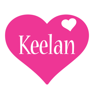 Keelan love-heart logo