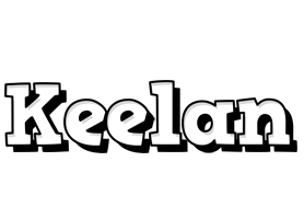 Keelan snowing logo