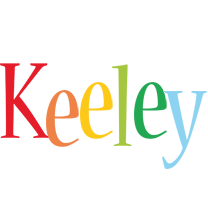 Keeley birthday logo