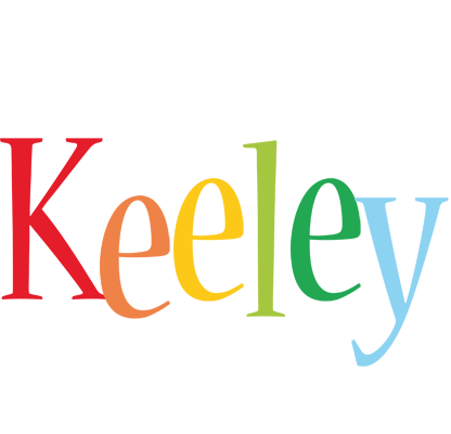 Keeley birthday logo