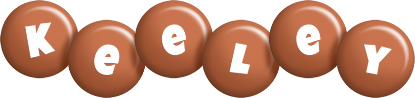 Keeley candy-brown logo