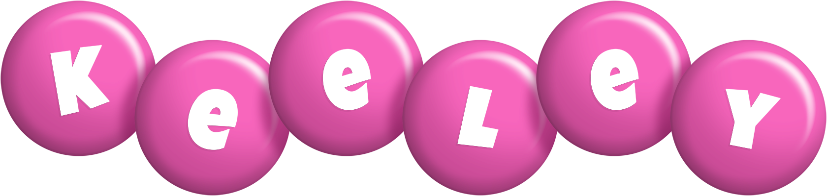 Keeley candy-pink logo