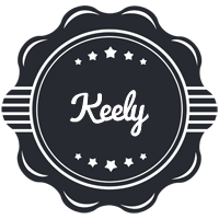 Keely badge logo