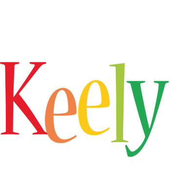 Keely birthday logo