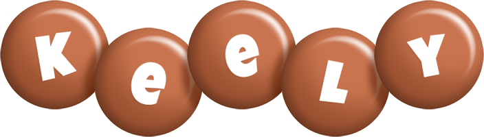 Keely candy-brown logo