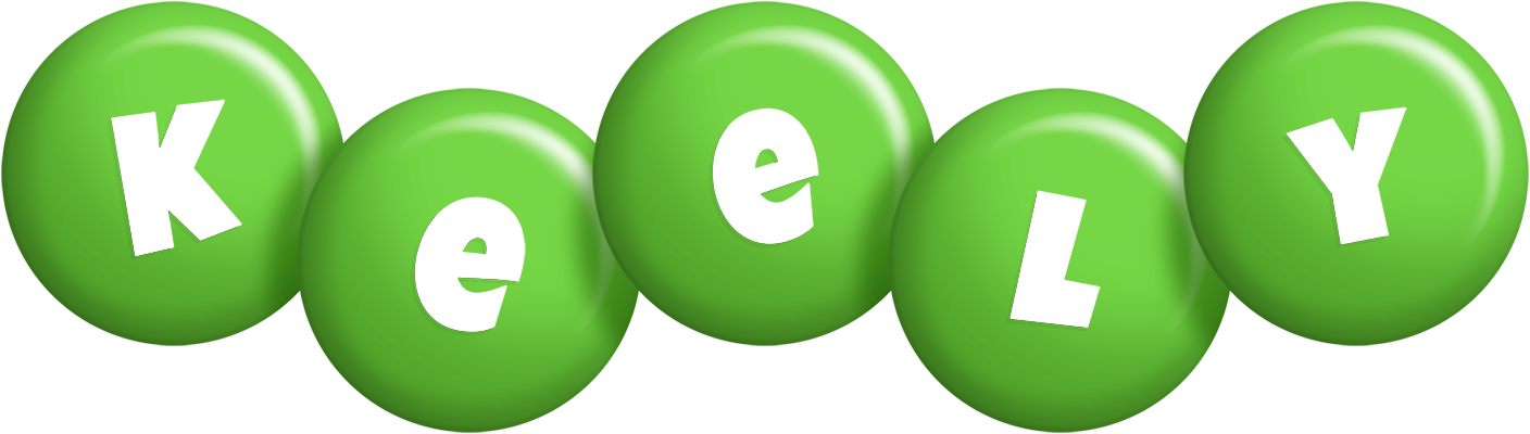 Keely candy-green logo