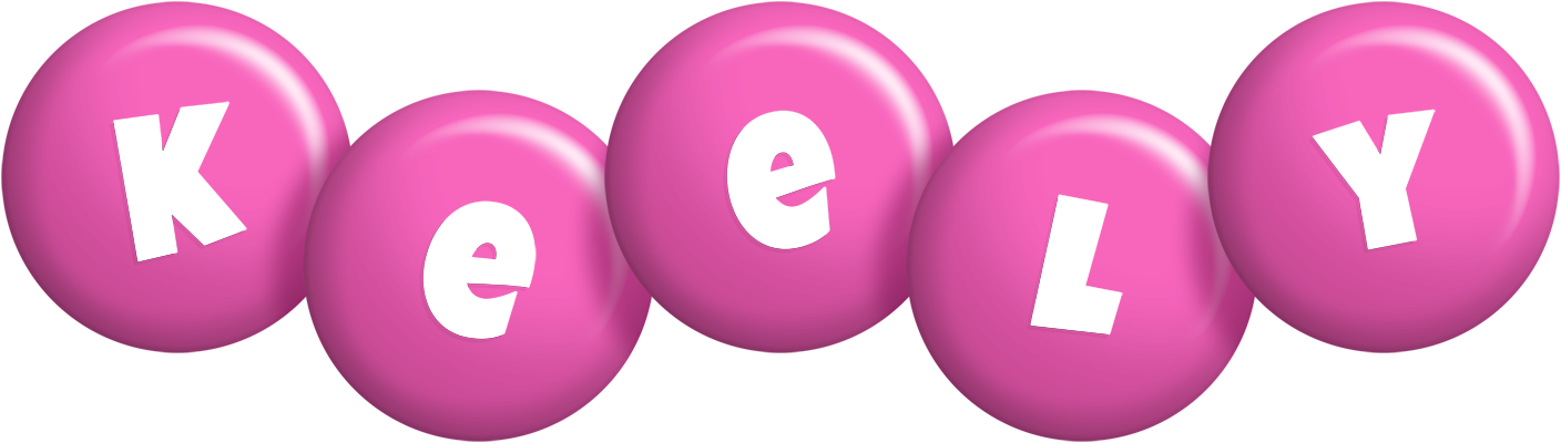 Keely candy-pink logo