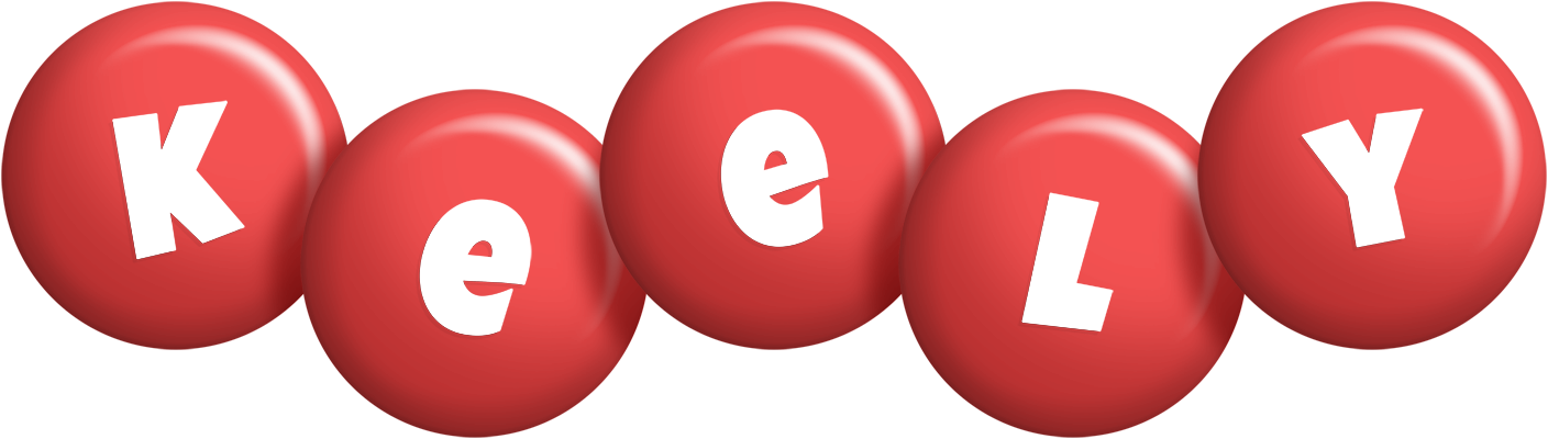 Keely candy-red logo