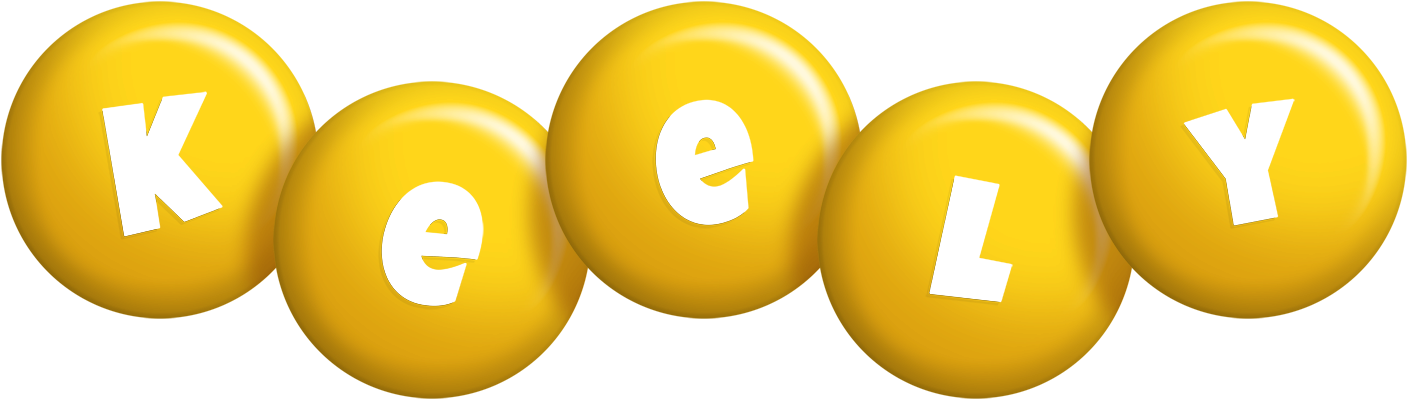 Keely candy-yellow logo