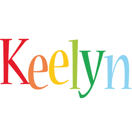 Keelyn birthday logo