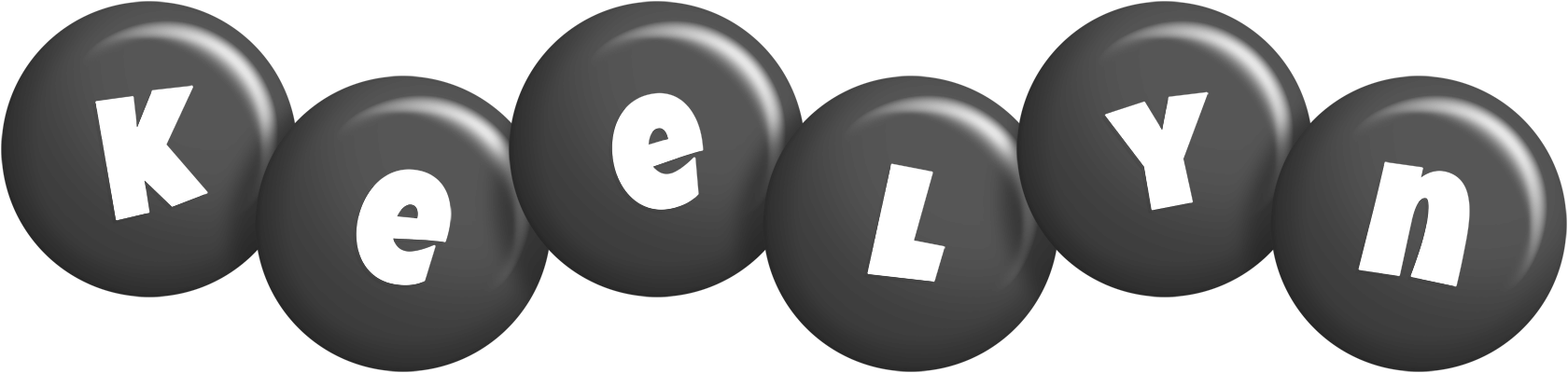 Keelyn candy-black logo
