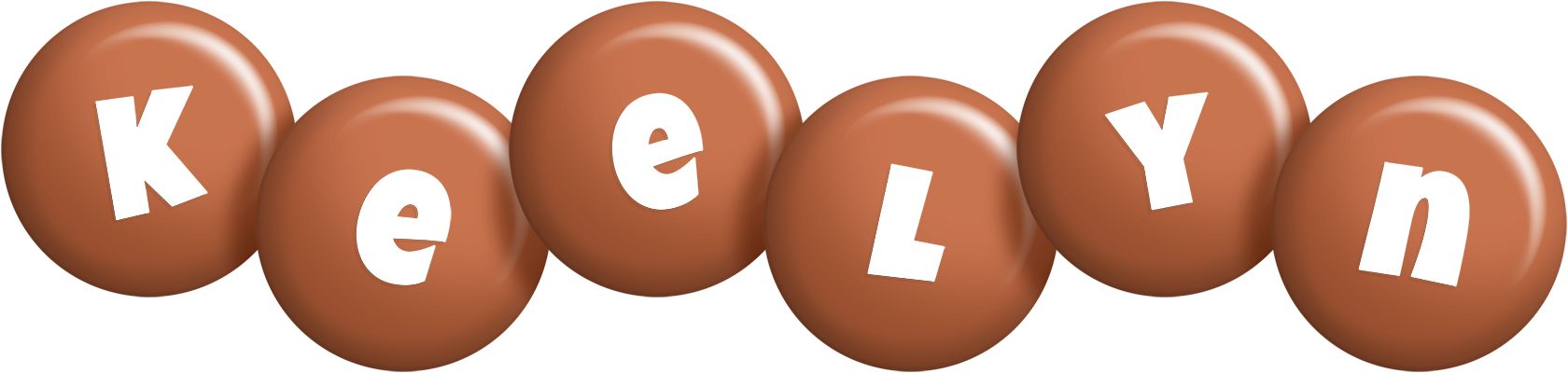 Keelyn candy-brown logo