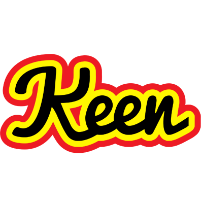 Keen flaming logo