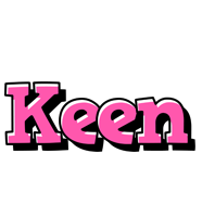 Keen girlish logo