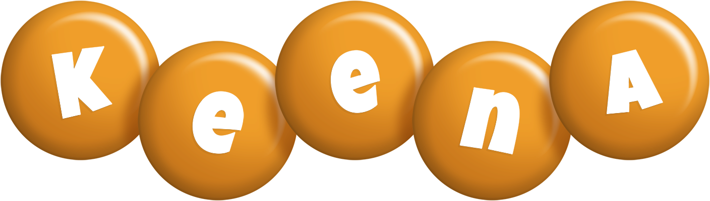 Keena candy-orange logo