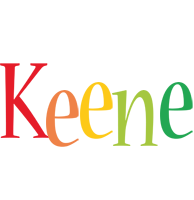 Keene birthday logo