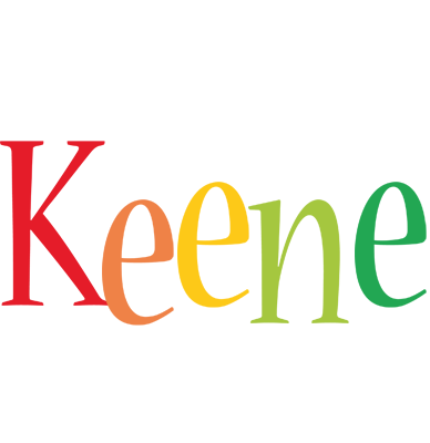 Keene birthday logo
