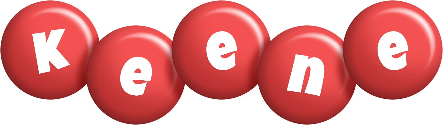 Keene candy-red logo