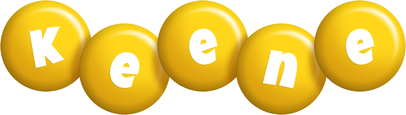 Keene candy-yellow logo