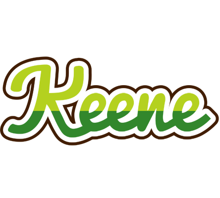 Keene golfing logo
