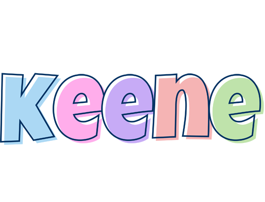 Keene pastel logo