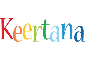 Keertana birthday logo