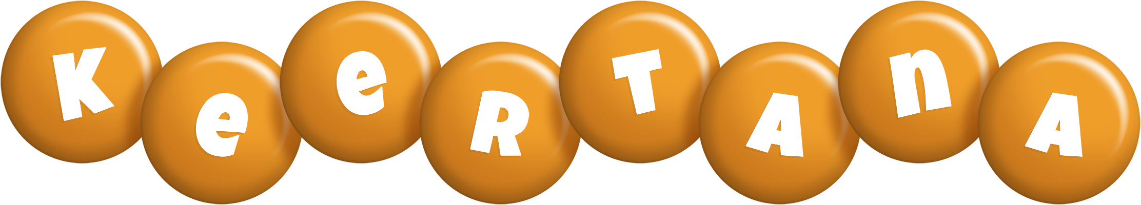 Keertana candy-orange logo