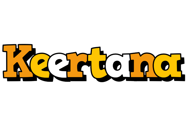 Keertana cartoon logo
