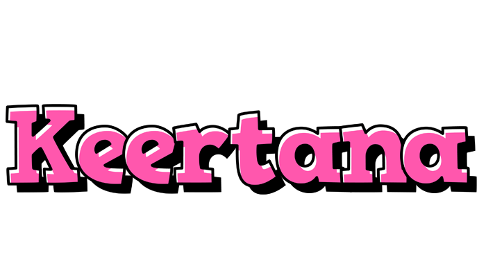 Keertana girlish logo