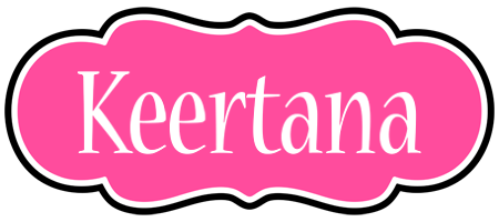 Keertana invitation logo