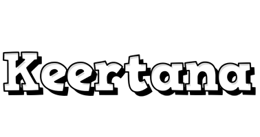 Keertana snowing logo