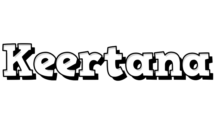 Keertana snowing logo