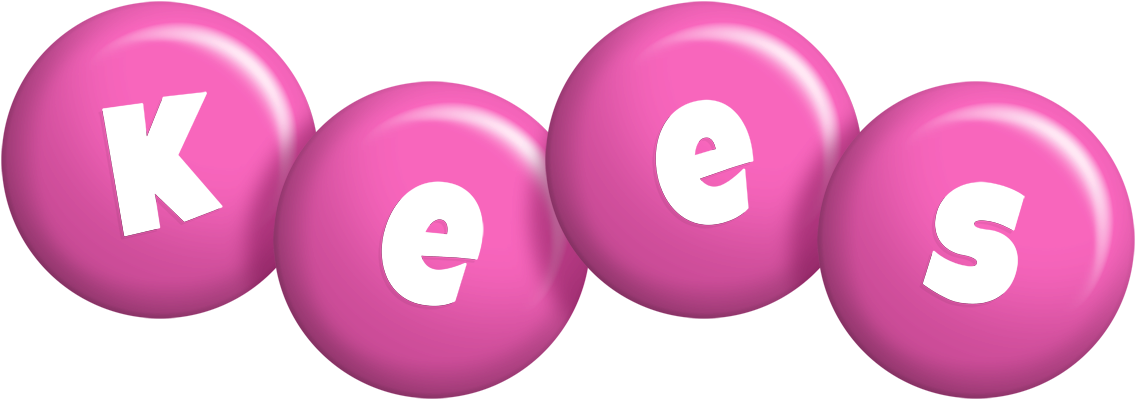 Kees candy-pink logo