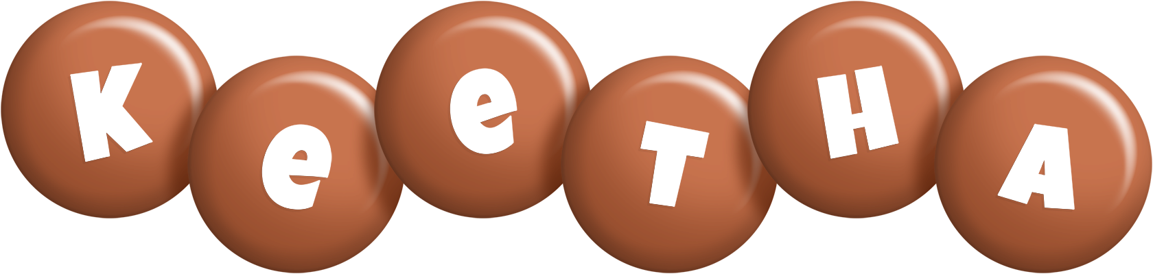 Keetha candy-brown logo