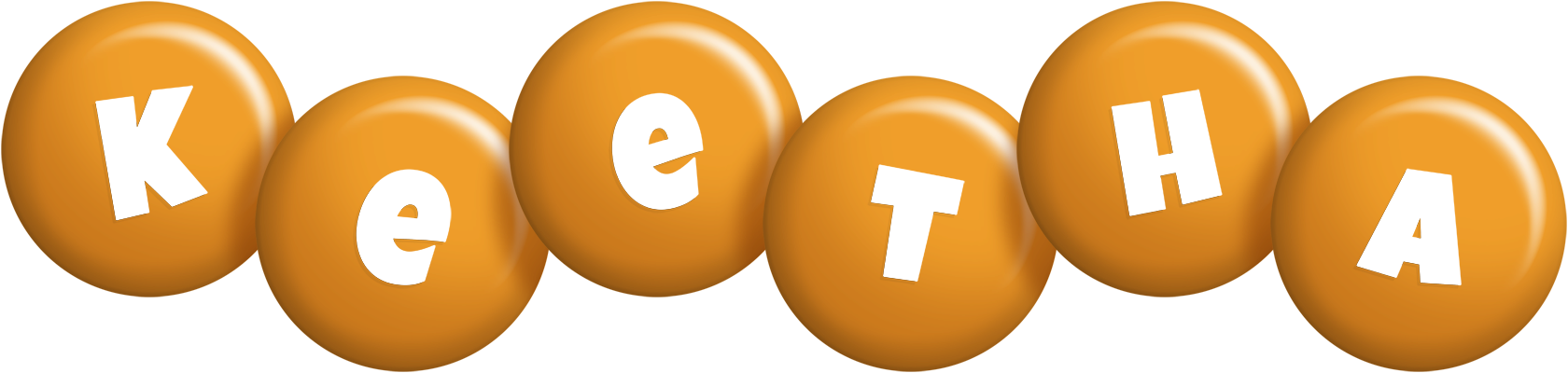 Keetha candy-orange logo